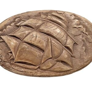 BEKKA Tan Nautical Carved Art